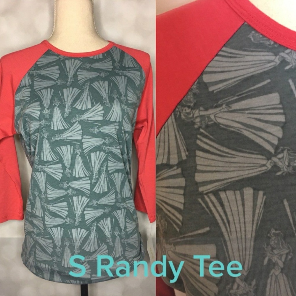 LuLaRoe Small Randy Princess Aurora - Picture 3 of 6